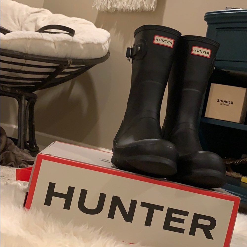 Hunter mens original short boot